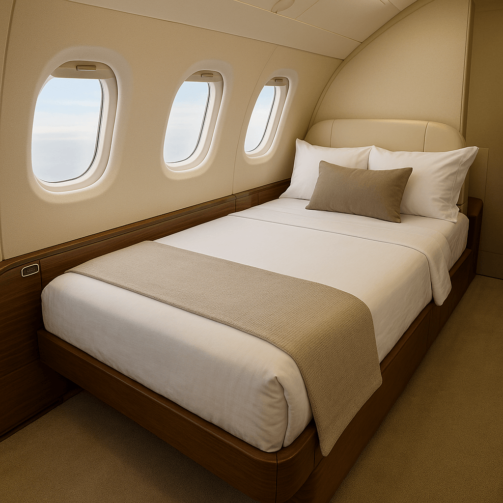 Custom Private Jet Bed